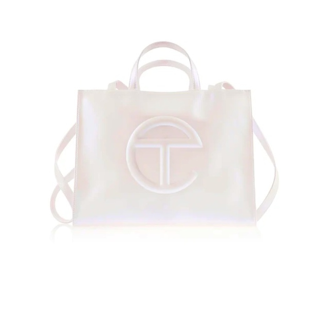 NWOT Telfar Medium Shopping Bag in Pearl